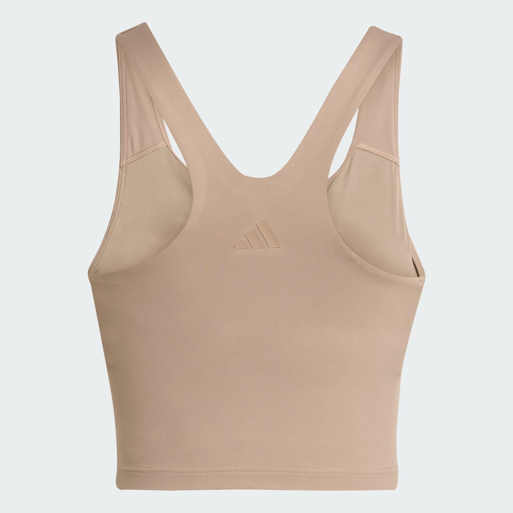 Top con reggiseno integrato adidas All Me a supporto medio 6/6