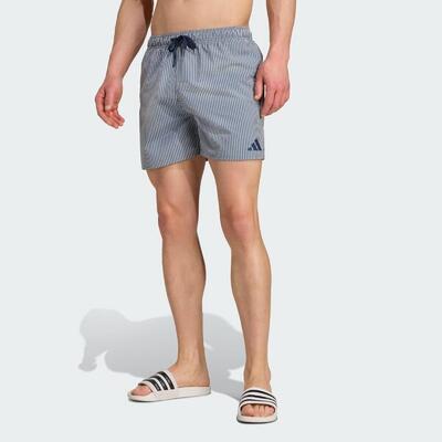 Seersucker stripy zwemshort 5-inch