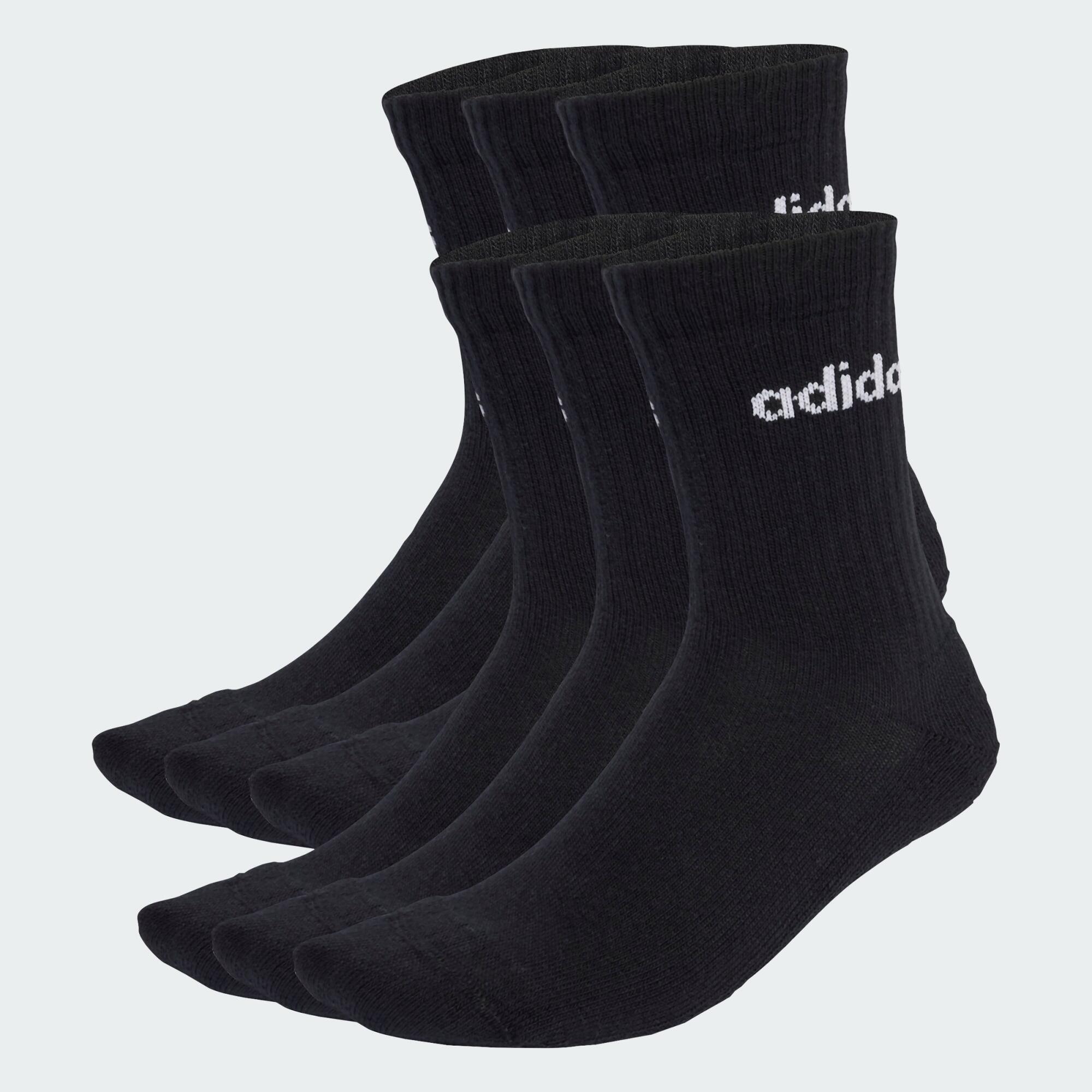 Linear Crew Socks Cushioned Socks 6 Pair Pack 5/5