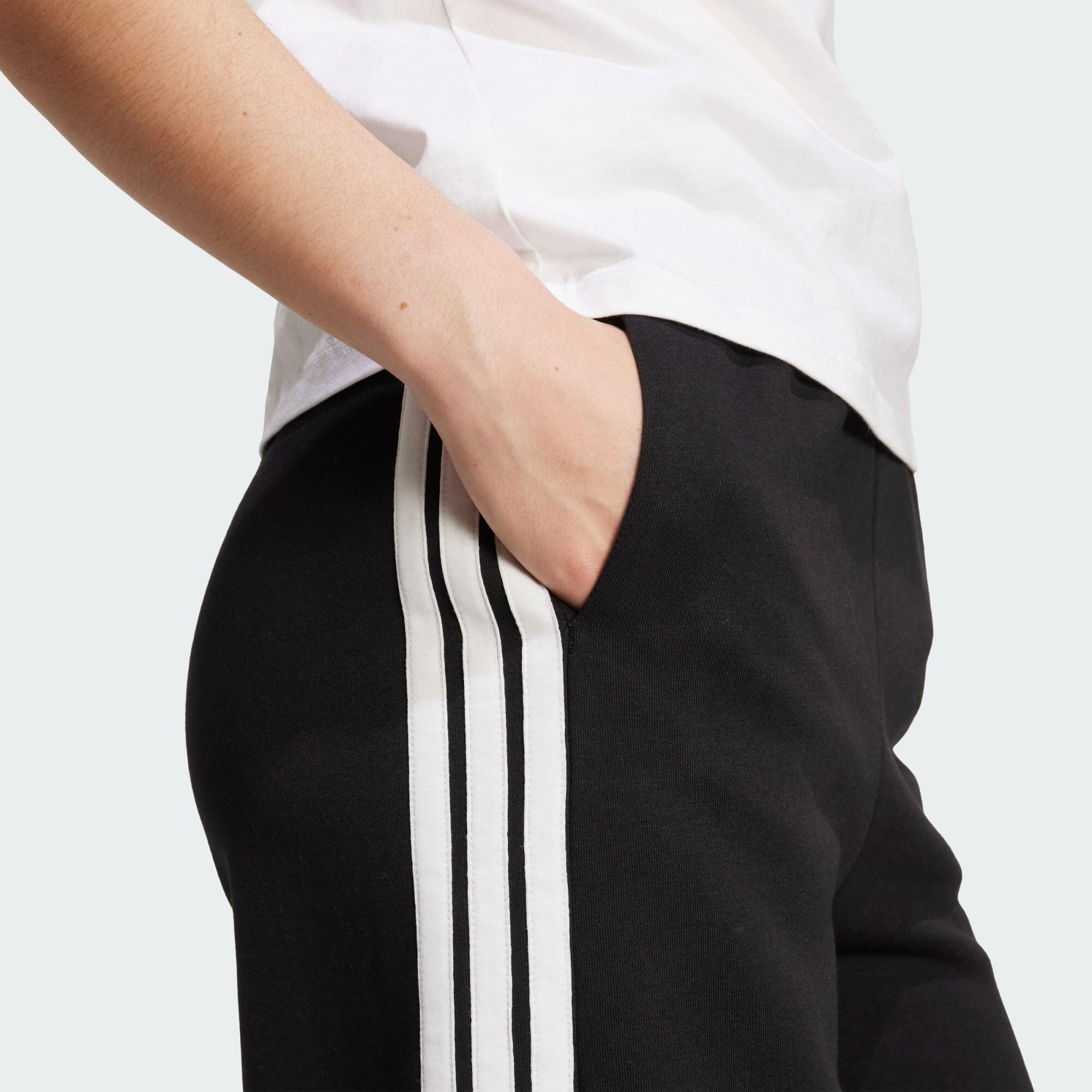 adidas 3-Stripes Fleece Wide Broek 4/5