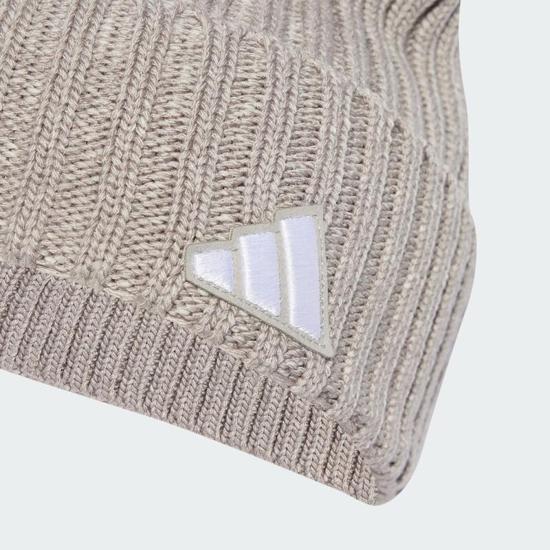 Czapka typu beanie z melanżowym wykończeniem