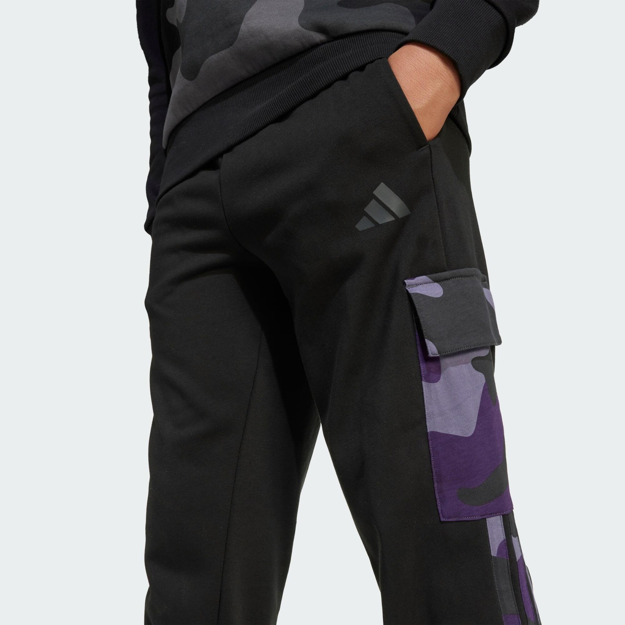 Pantaloni Seasonal Essentials Camo French Terry Cargo 6/7