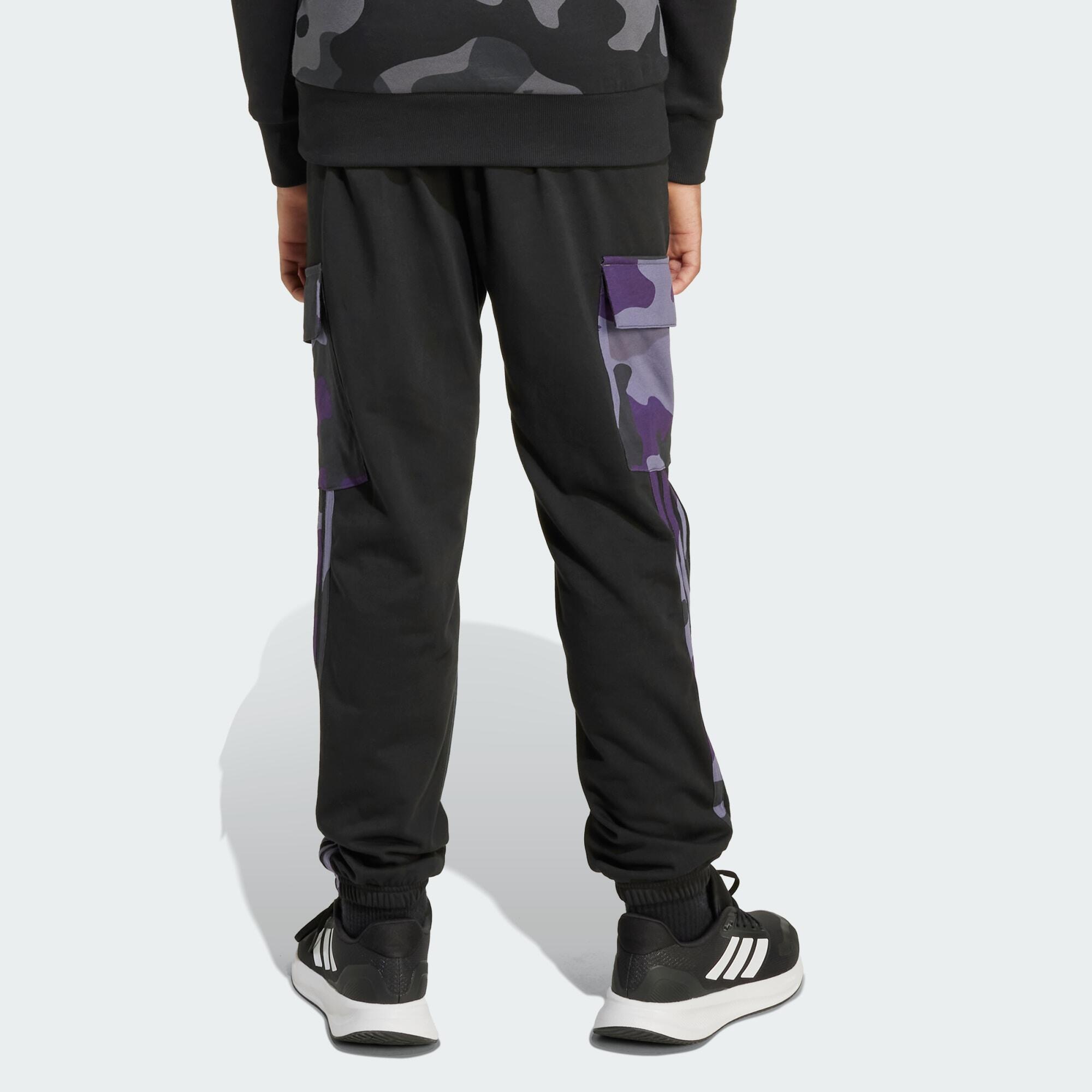 Pantaloni Seasonal Essentials Camo French Terry Cargo 4/7