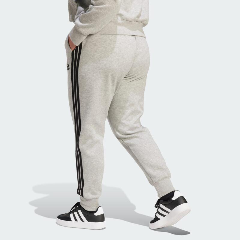 Spodnie Essentials 3-Stripes Fleece Slim (Plus Size)