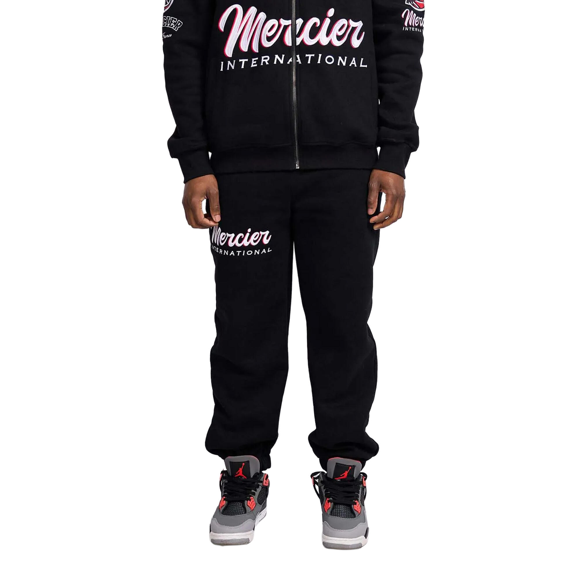MERCIER Mens International Jogging Bottoms (Black)