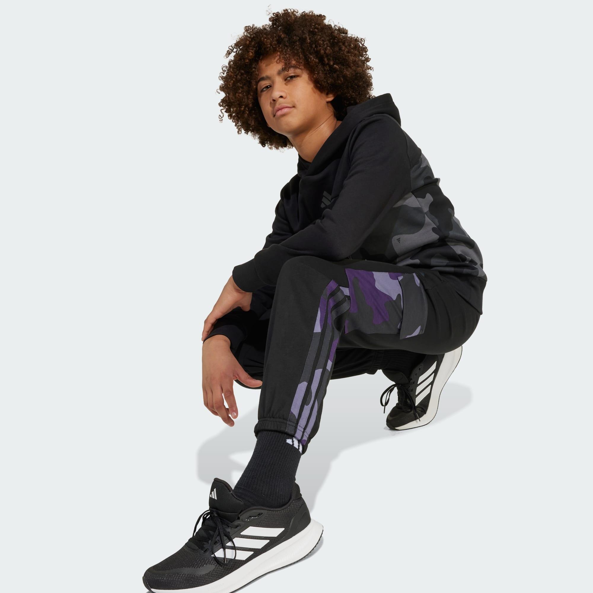 Pantaloni Seasonal Essentials Camo French Terry Cargo 7/7