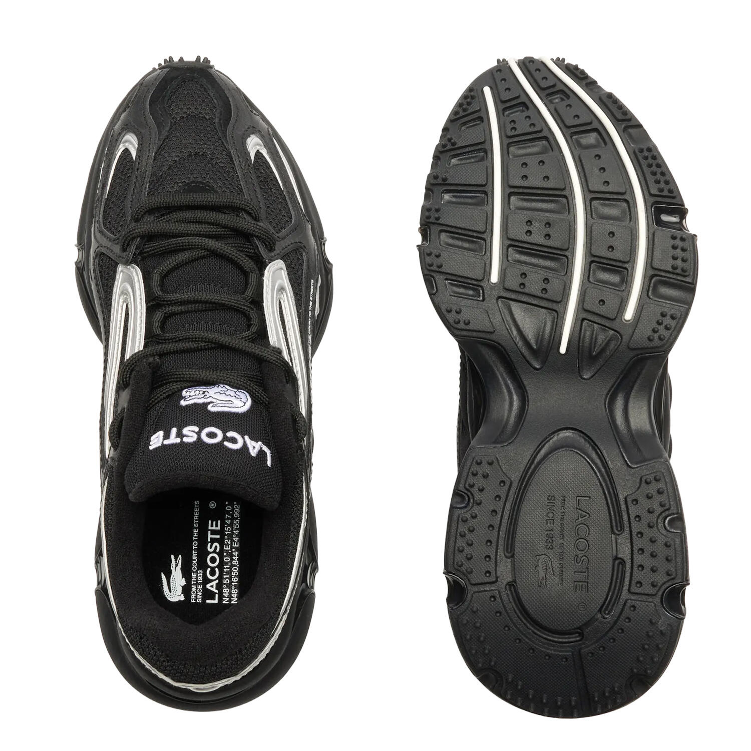 Womens/Ladies L003 Trainers (Black) 4/4