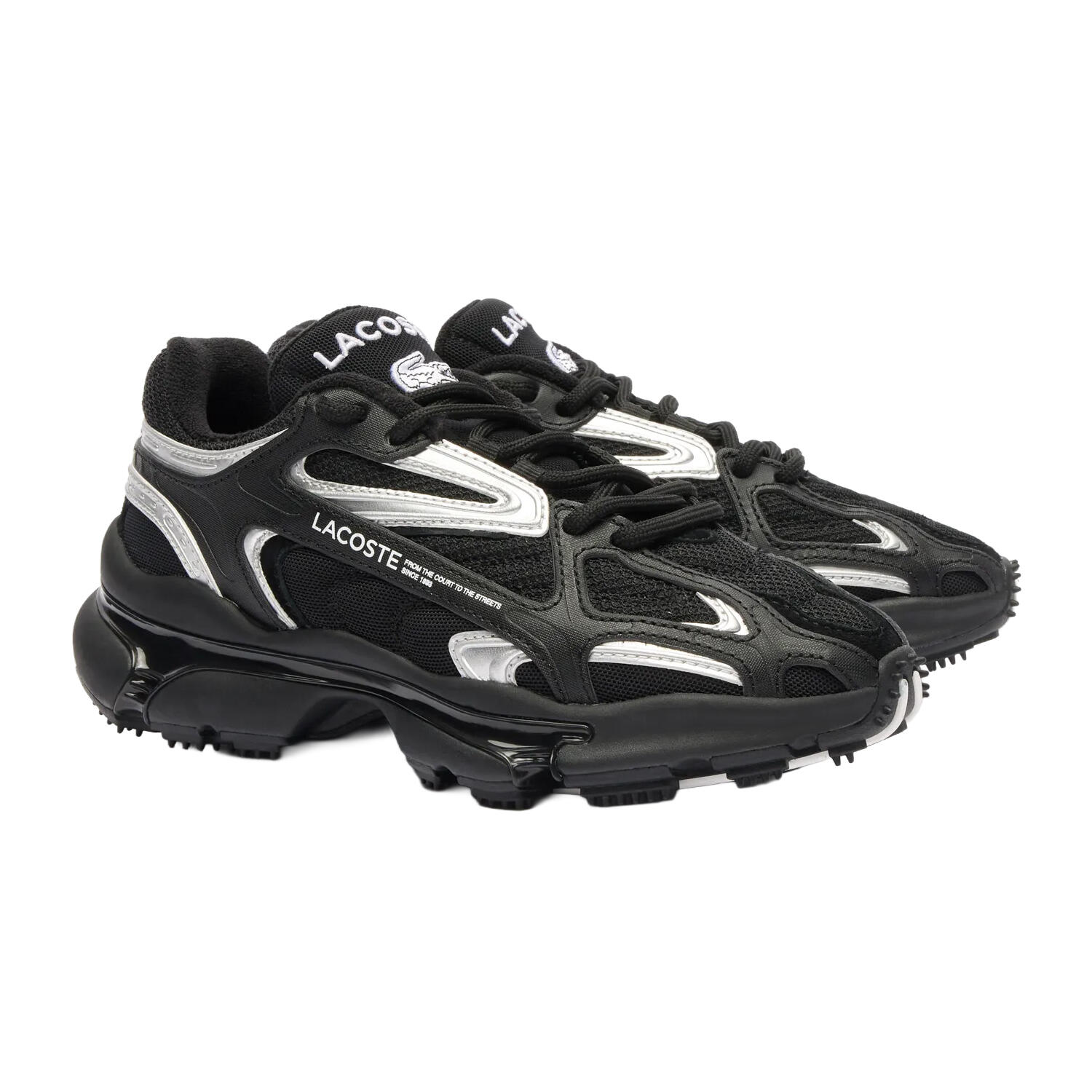 Womens/Ladies L003 Trainers (Black) 1/4