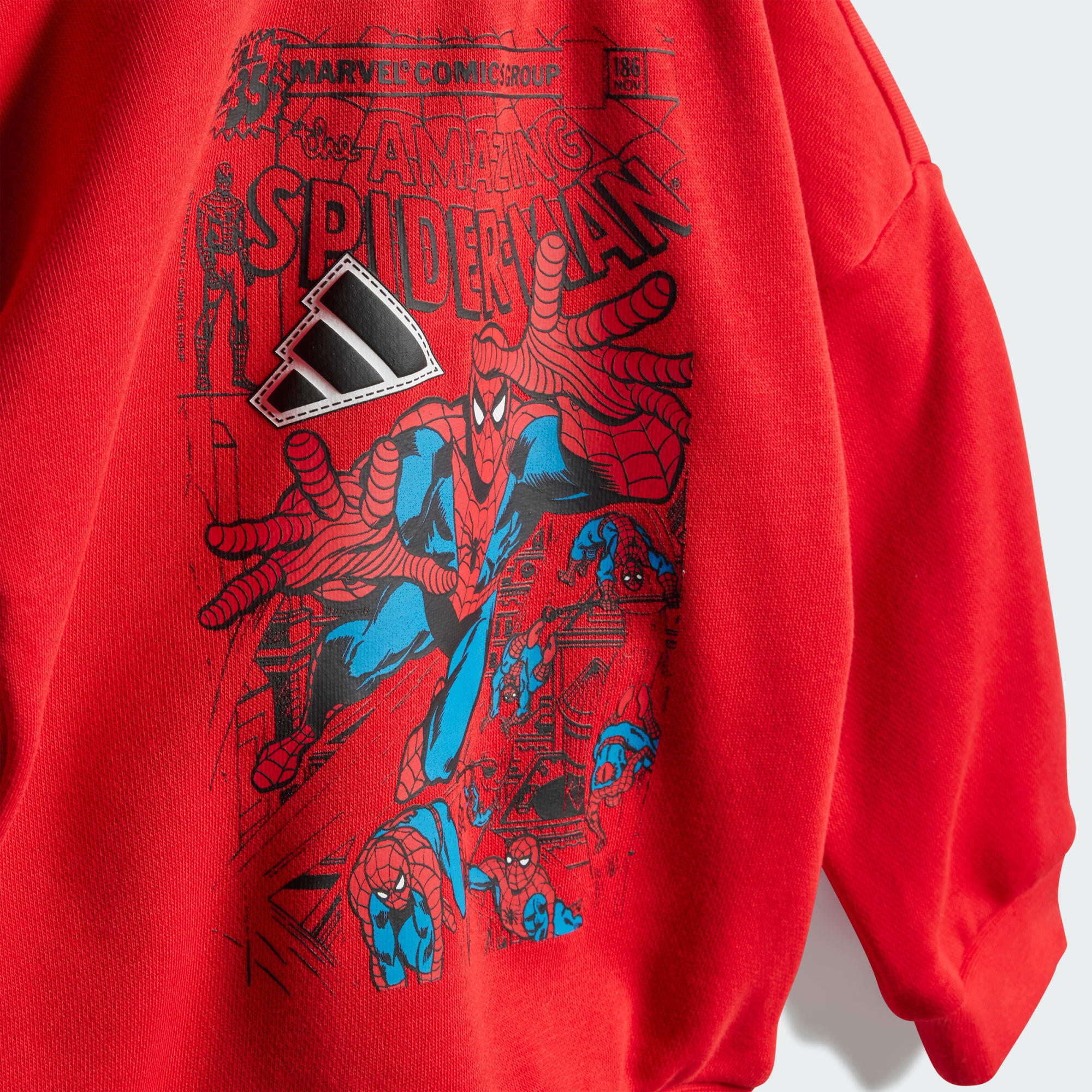 Completo felpa e pantaloni Spider Man Marvel per bambini 3/7