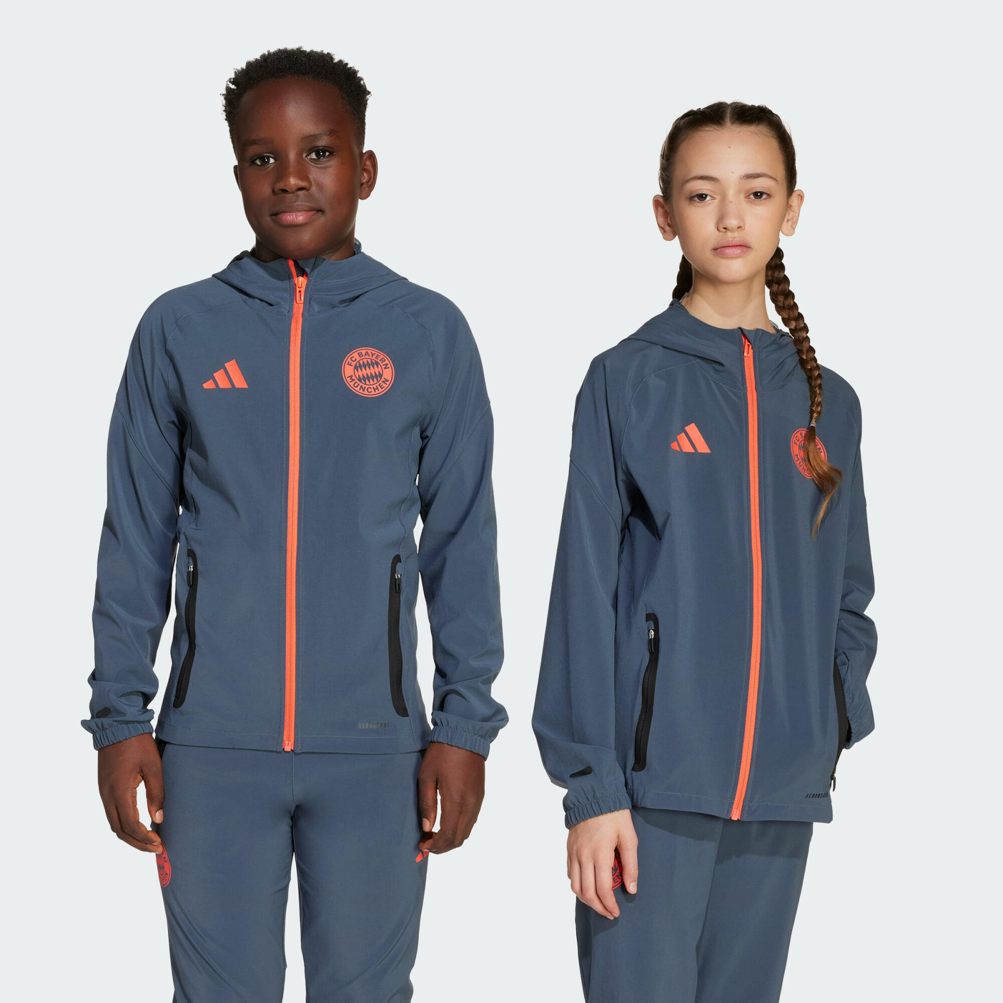 ADIDAS FC Bayern Tiro 25 Competition Vis Tech Travel Jacket Kids