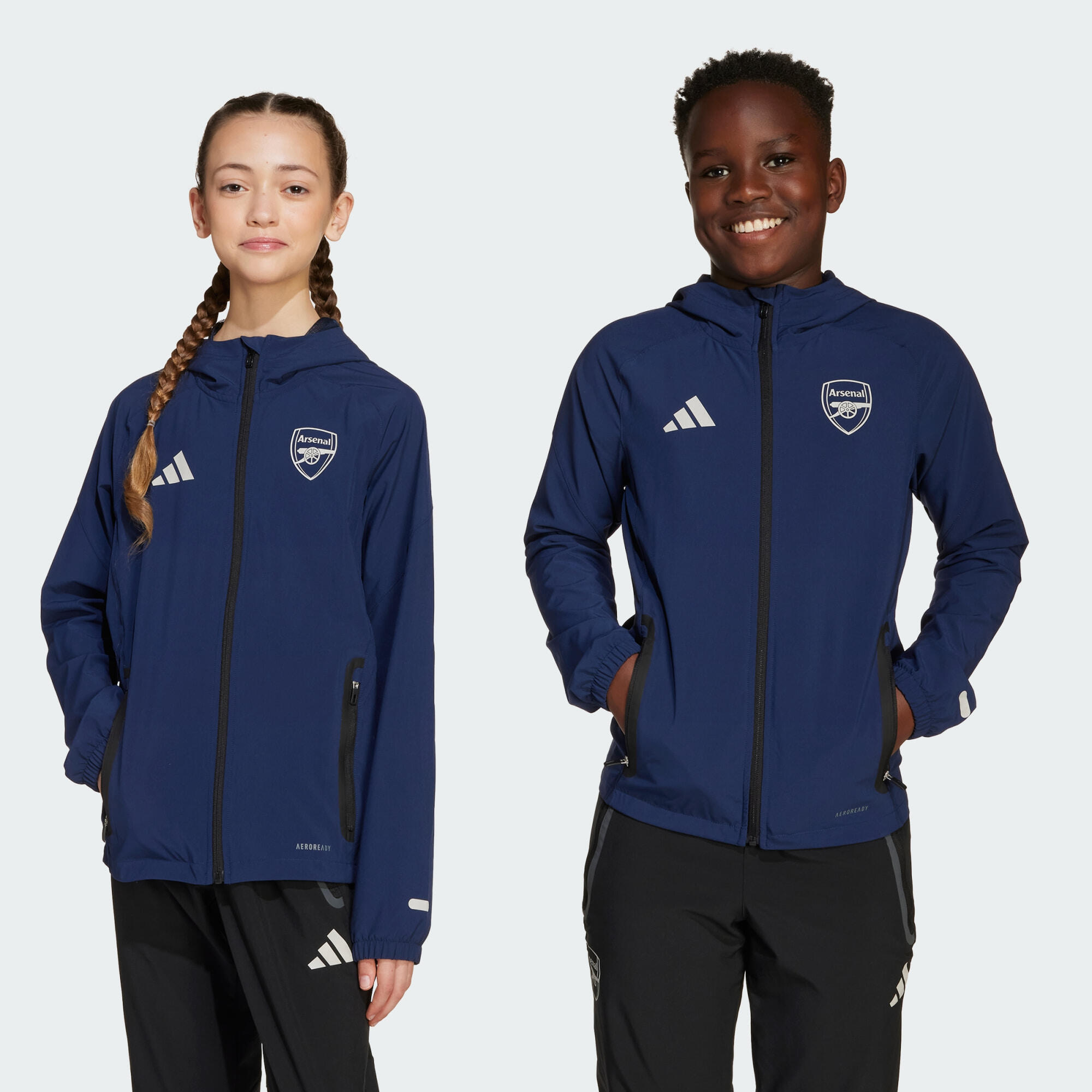 Arsenal Tiro 25 Competition Vis Tech Travel Jacket | Decathlon