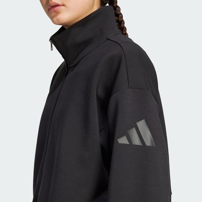 Volná mikina na zip ALL SZN Soft Lux