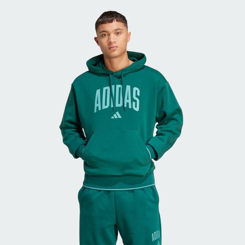 Sweat-shirt à capuche collegiate