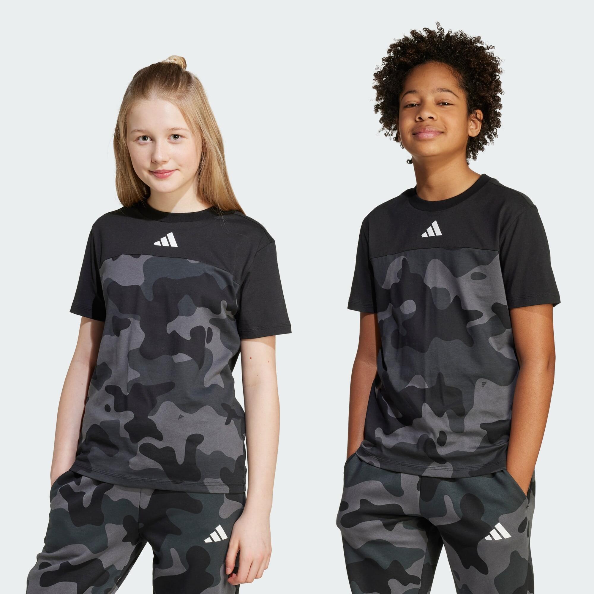 ADIDAS Seasonal Essentials Camo Cotton Tee Kids