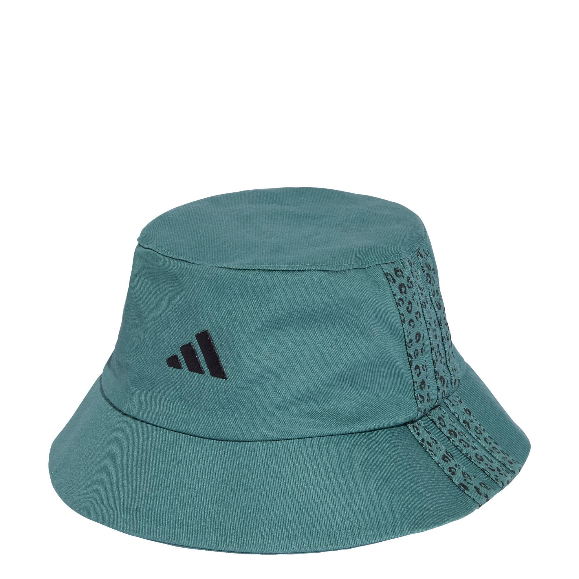 ADIDAS adidas Sportswear Cappello da pescatore con grafica leopardata a 3 strisce