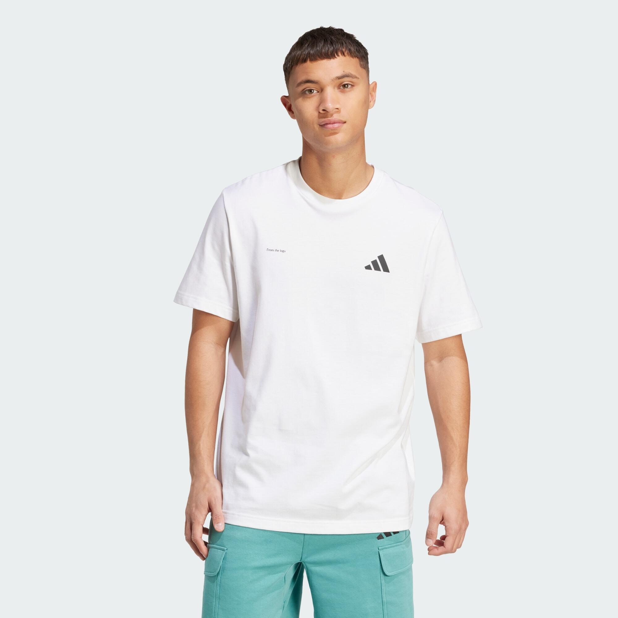 ADIDAS Lens Power Of Three Hoop Graphic Tee