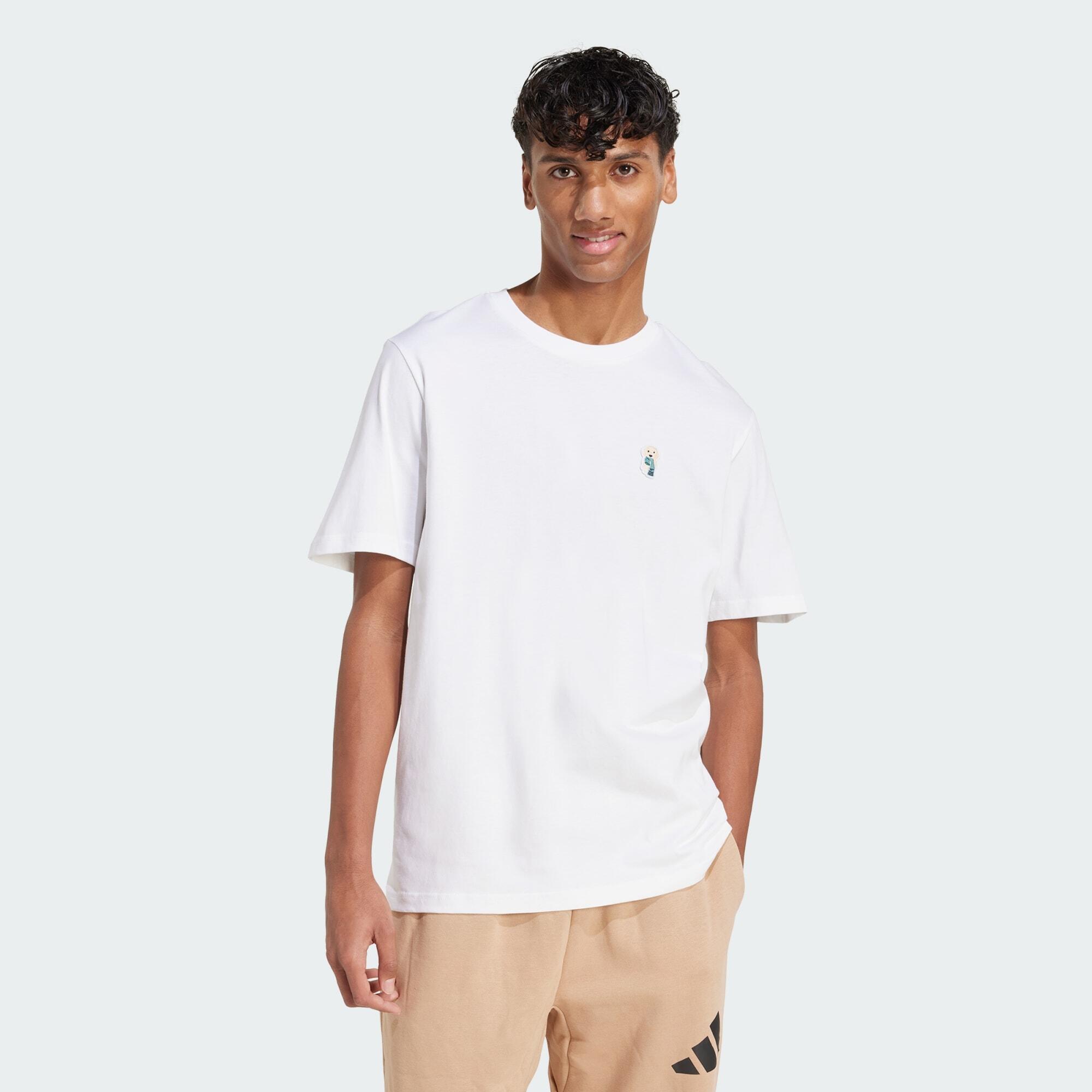 ADIDAS Dog Sock Patch Graphic Tee