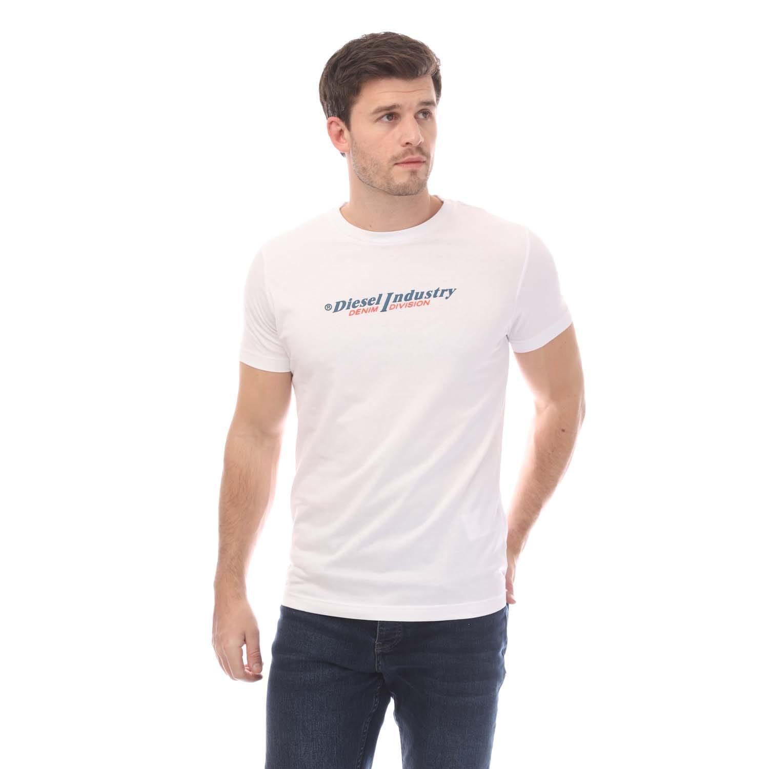 DIESEL Mens T Diegor Slim TShirt (White)