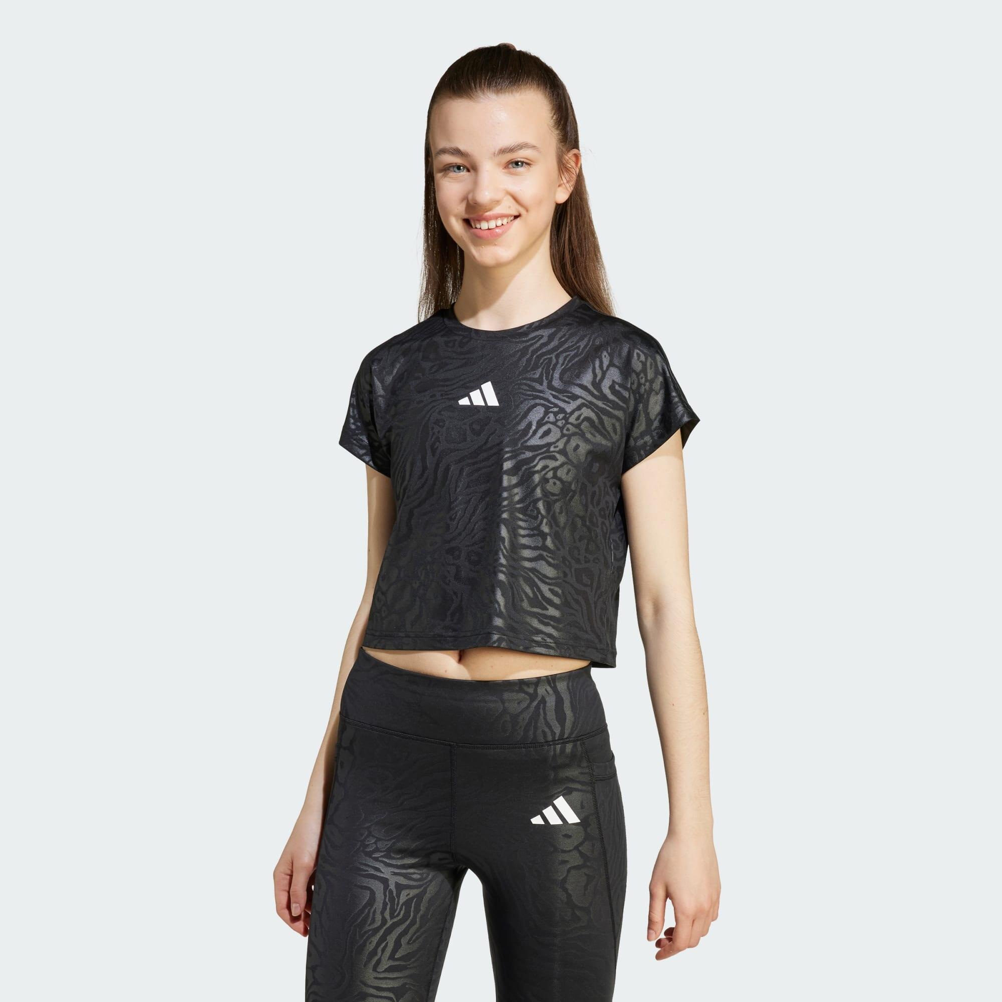 All Sports Animal Print Crop Tee 1/5