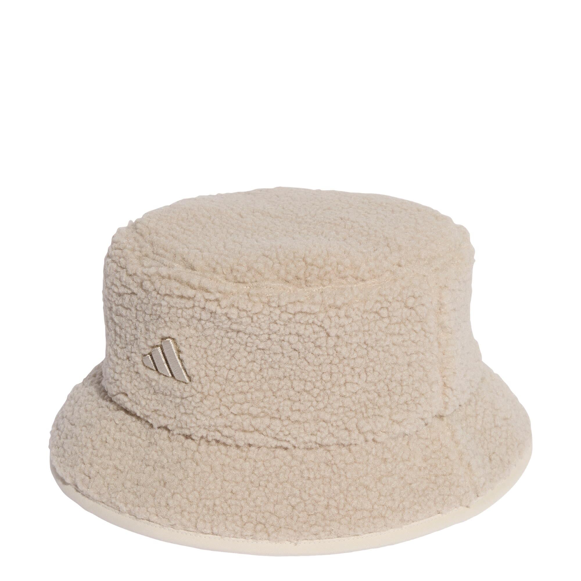 ADIDAS Chapéu Tipo Bucket em Fleece de Urso de Peluche para o Inverno