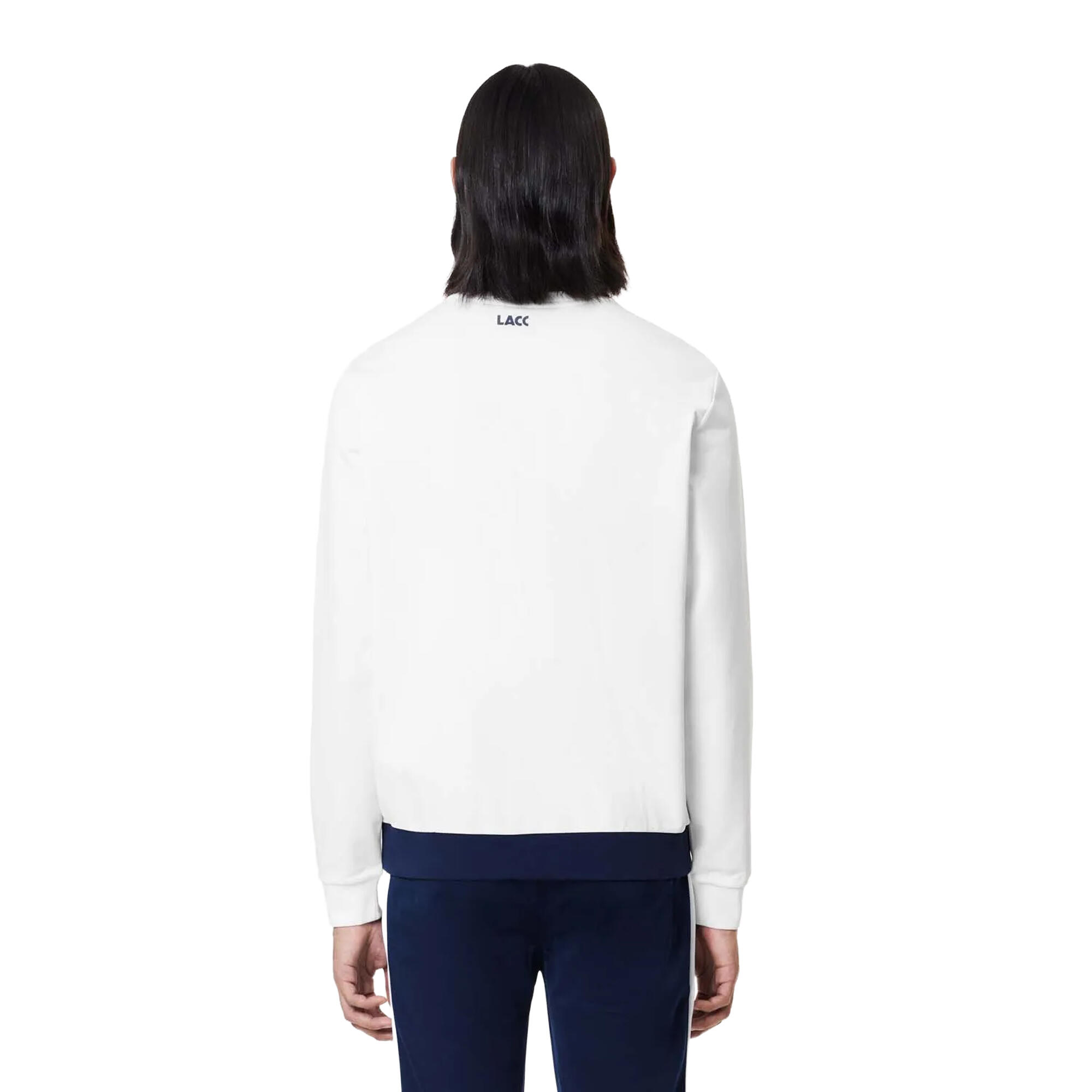 Sweat Homme (Blanc / Bleu Marine) 2/4