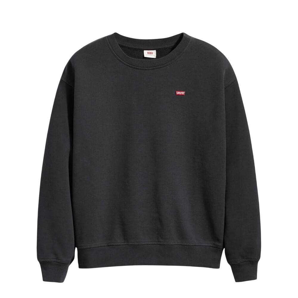LEVI'S Womens/Ladies Crew Neck Standard Sweatshirt (Black)
