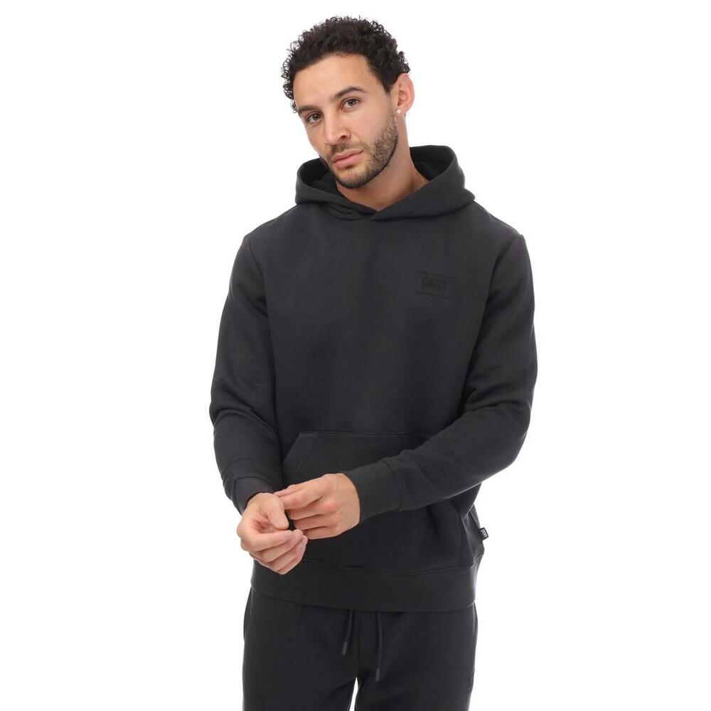 DKNY Mens Blackwater Logo Hoodie (Charcoal)