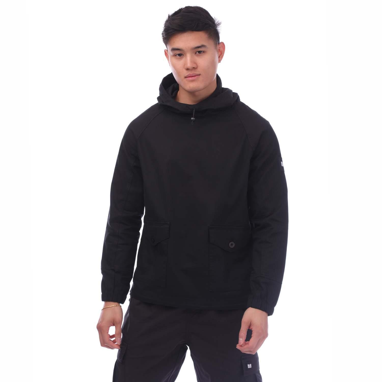 WEEKEND OFFENDER Mens Molai Pullover Hoodie (Black)