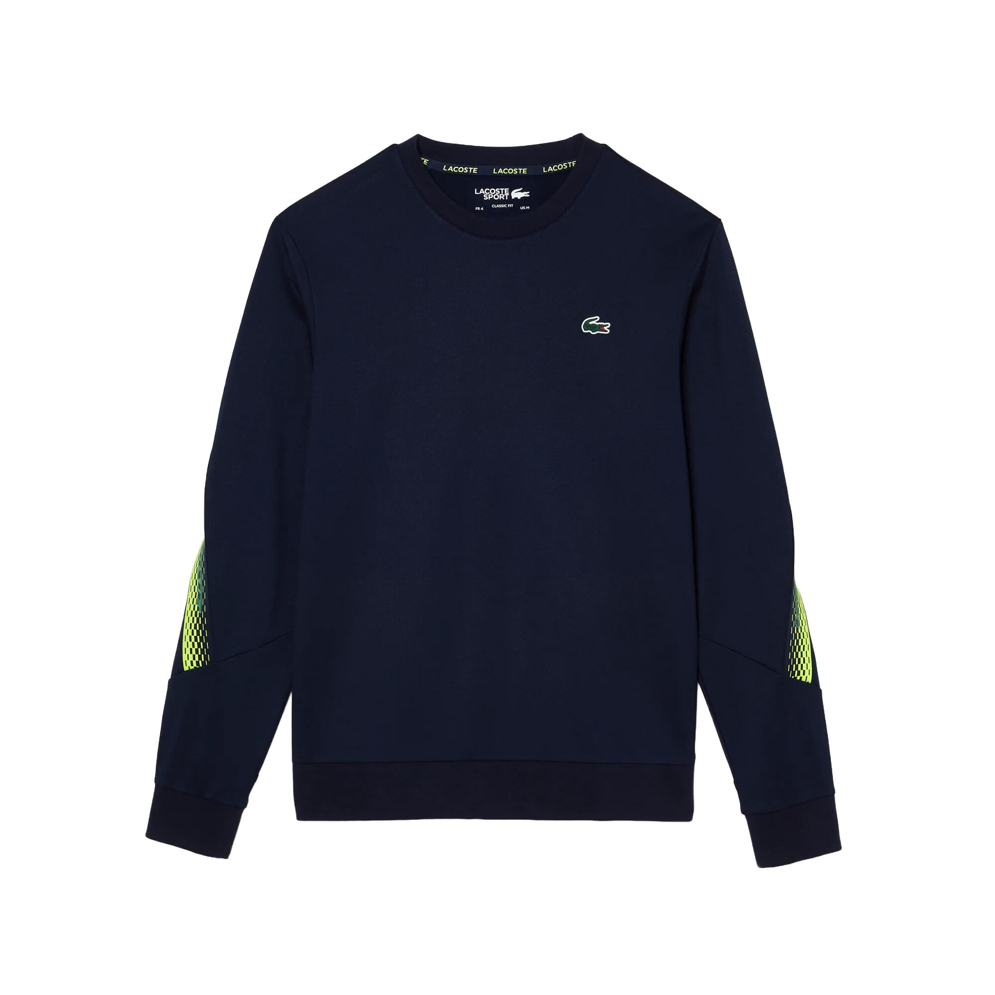 Unisex Adult Stripe Logo Classic Tennis Sweatshirt (Blue) 1/3