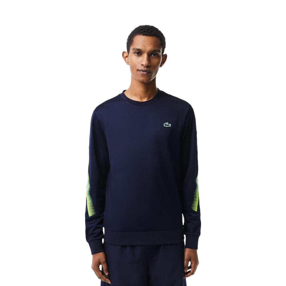 Unisex Adult Stripe Logo Classic Tennis Sweatshirt (Blue) 3/3