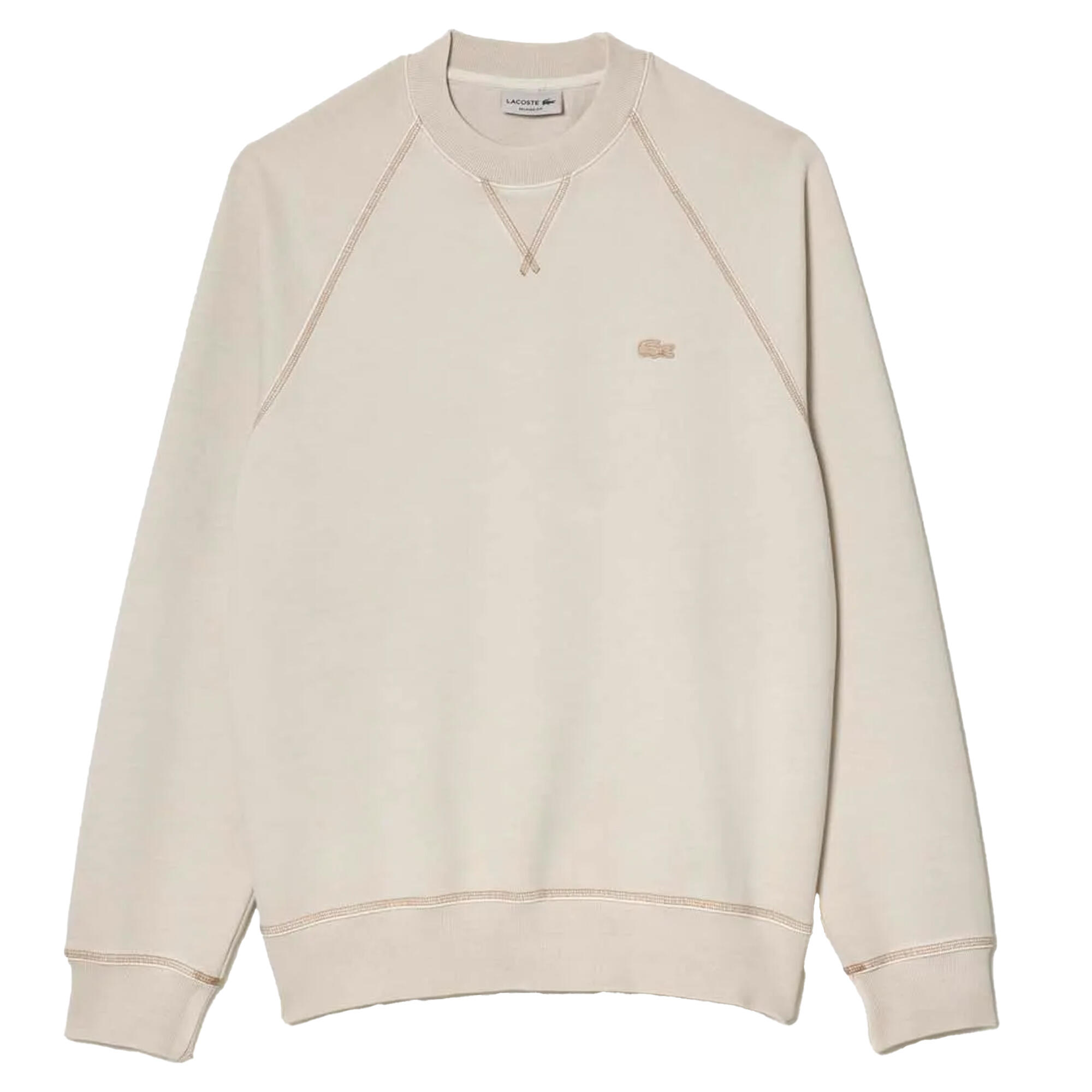 Unisex Adult Cotton Sweatshirt (Beige) LACOSTE Decathlon