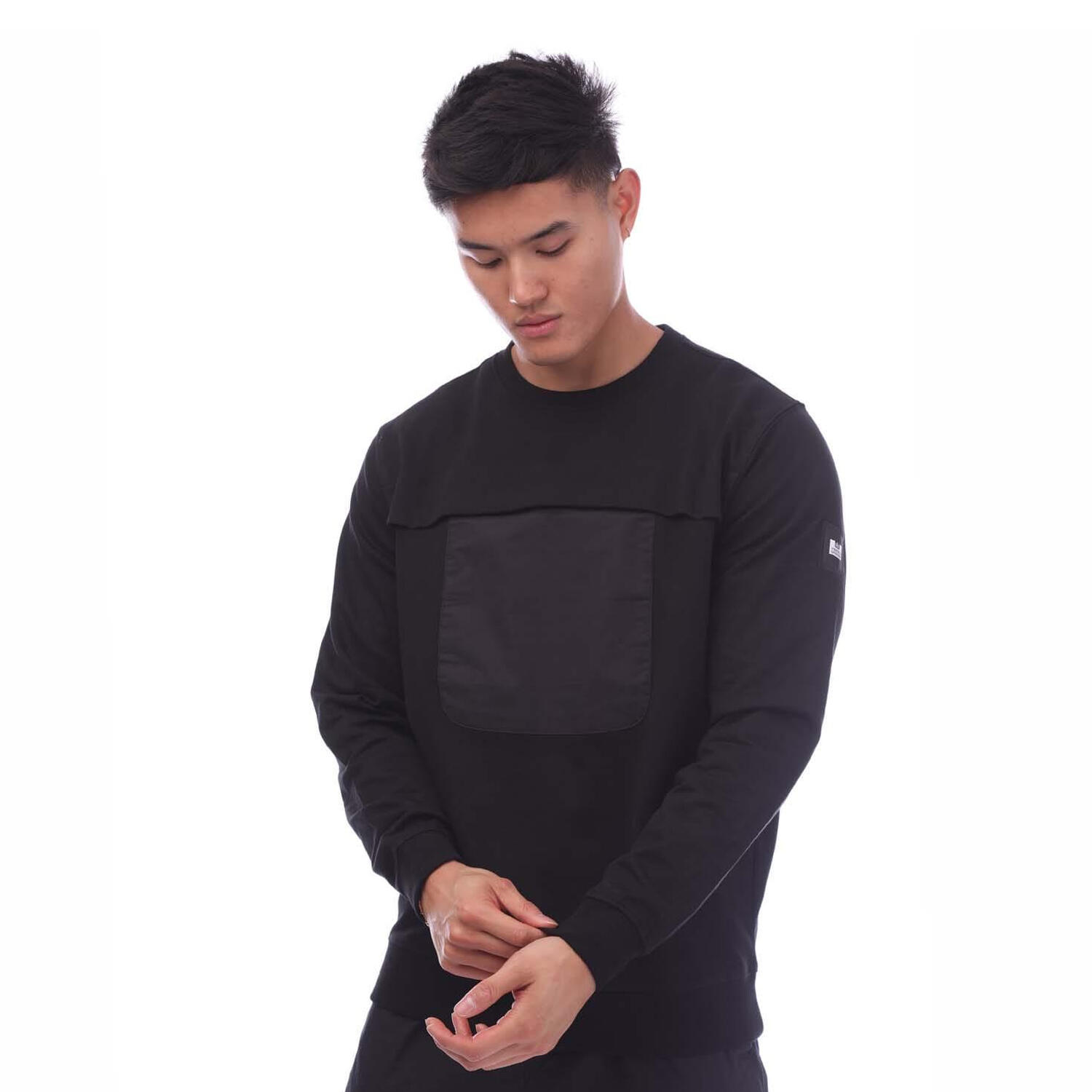 Mens Prospect Park Sweatshirt (Black) 1/4