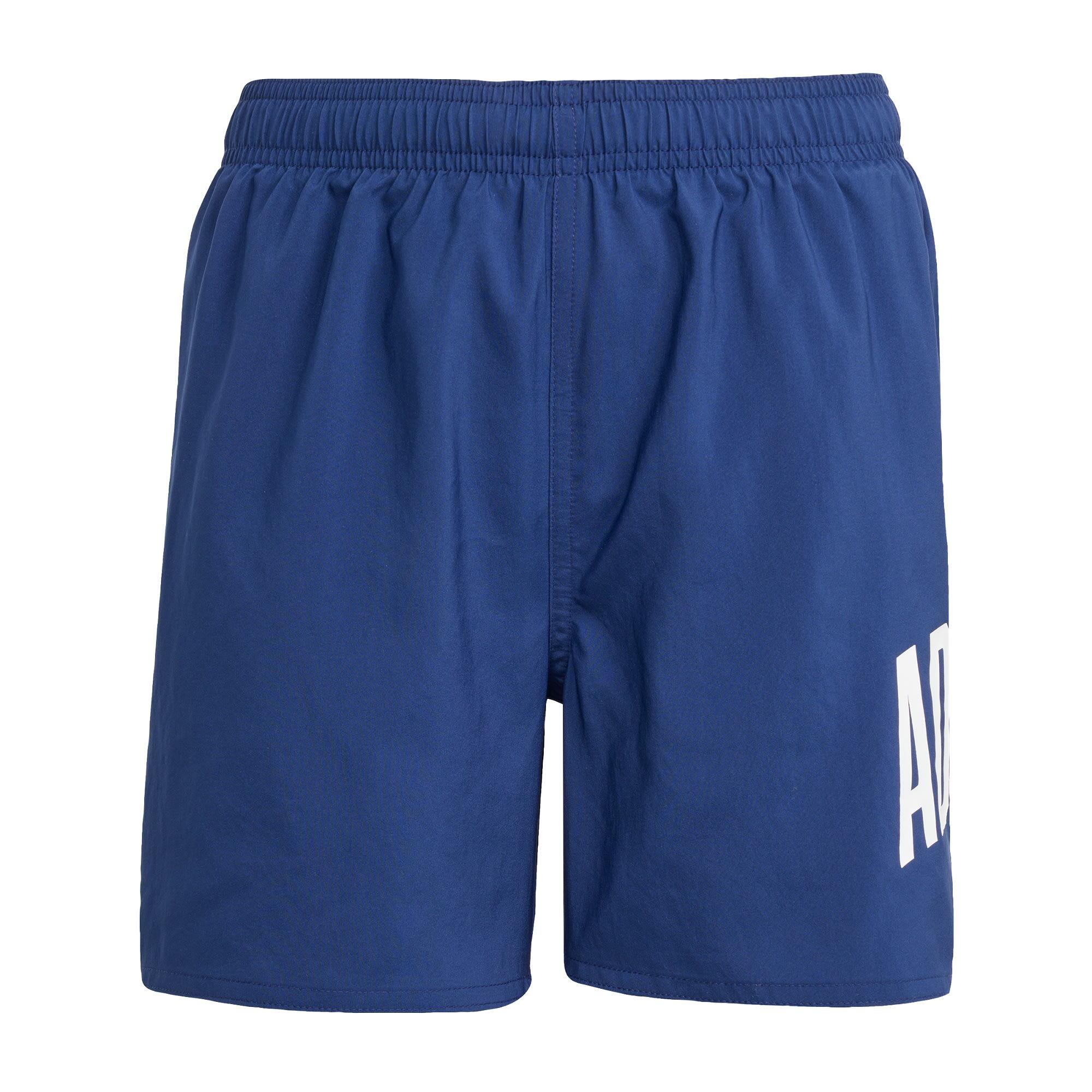Adidas - Short De Natation Adidas Sportswear Essentials Logo Clx Enfants - Bas De Maillot De Bain - Blanc|bleu - 10 À 12 Ans - Decathlon