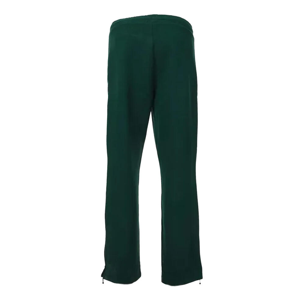 Mens Heritage Pique Colour Block Jogging Bottoms (Green/Blue) 2/4