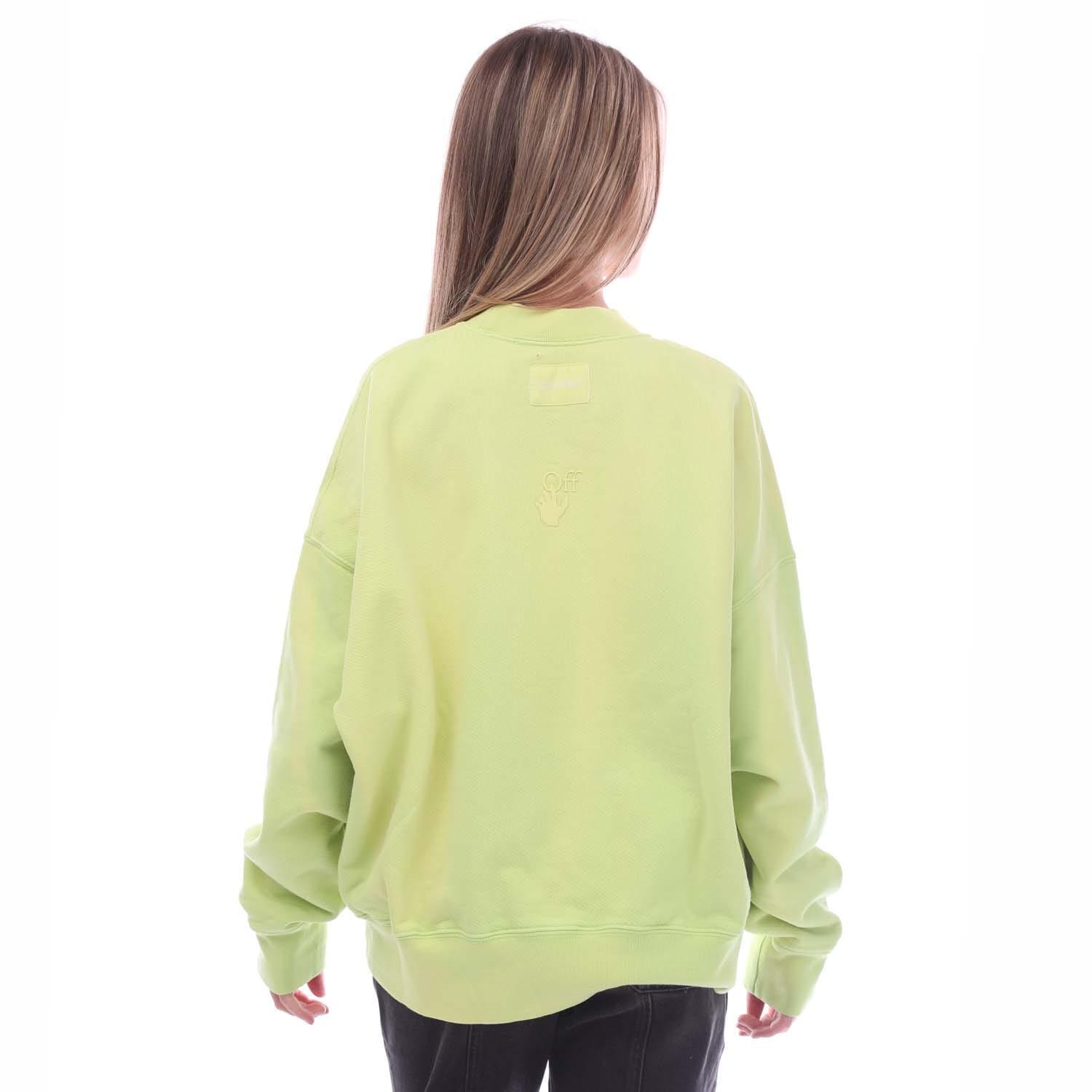 Womens/Ladies Laundry Over Crew Neck Sweatshirt (Yellow) 2/3