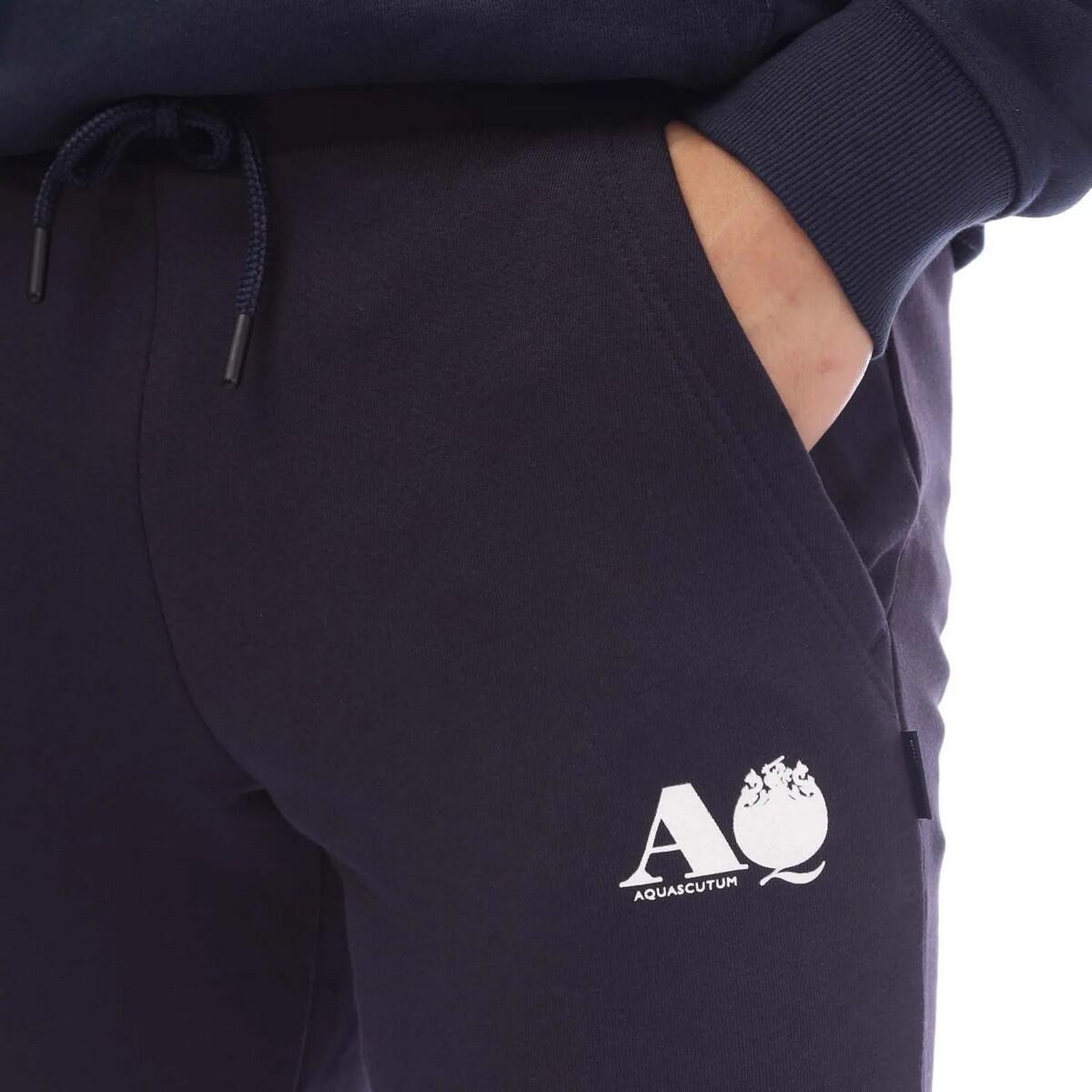 Mens Logo Jogging Bottoms (Navy) 4/4
