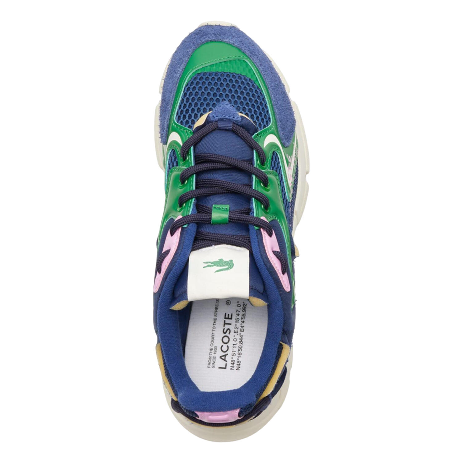 Unisex Adult L003 Neo Suede Trainers (Blue/Green) 3/4