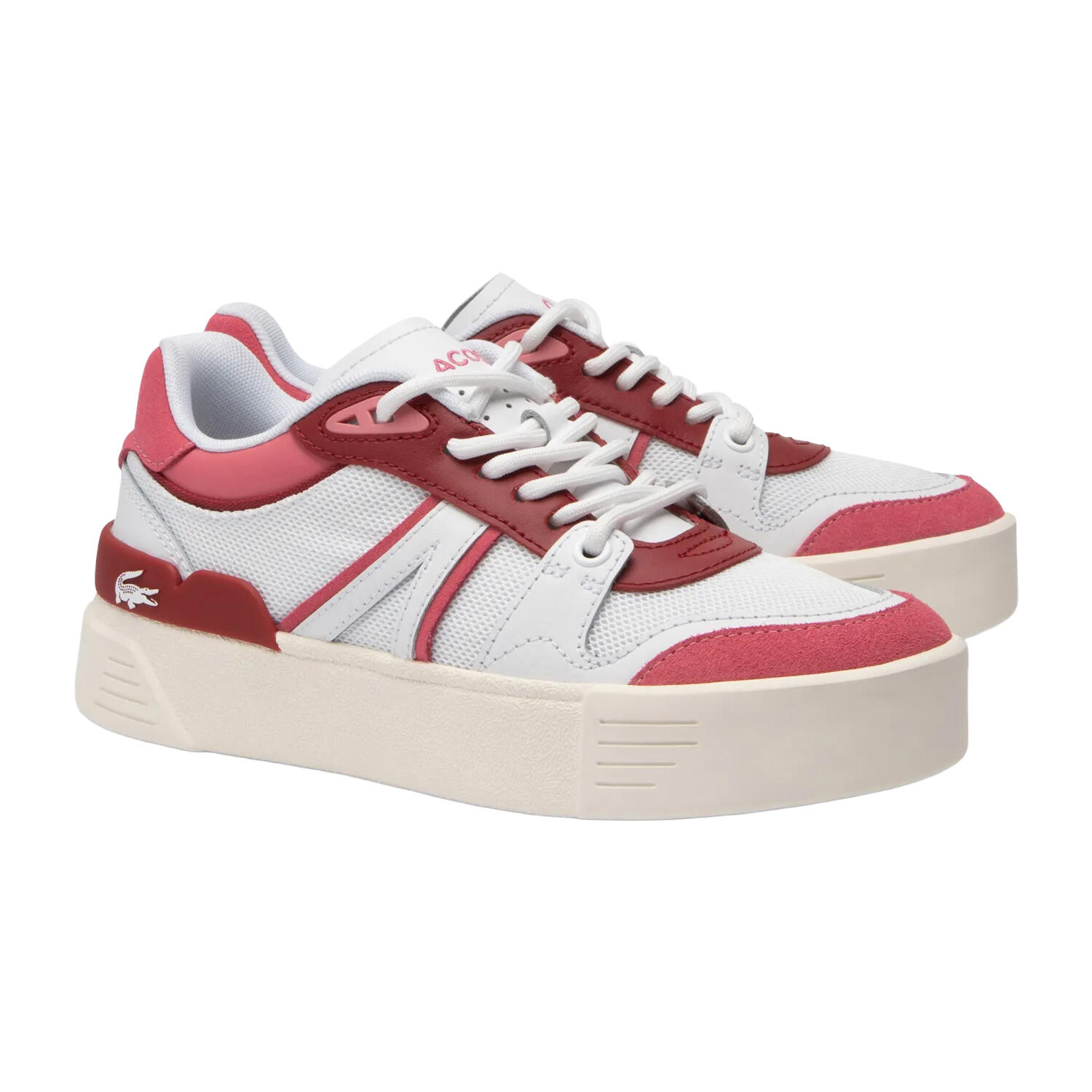 white / red