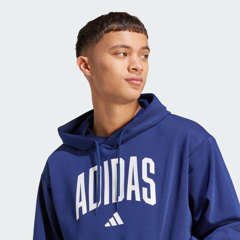Sweat-shirt à capuche collegiate