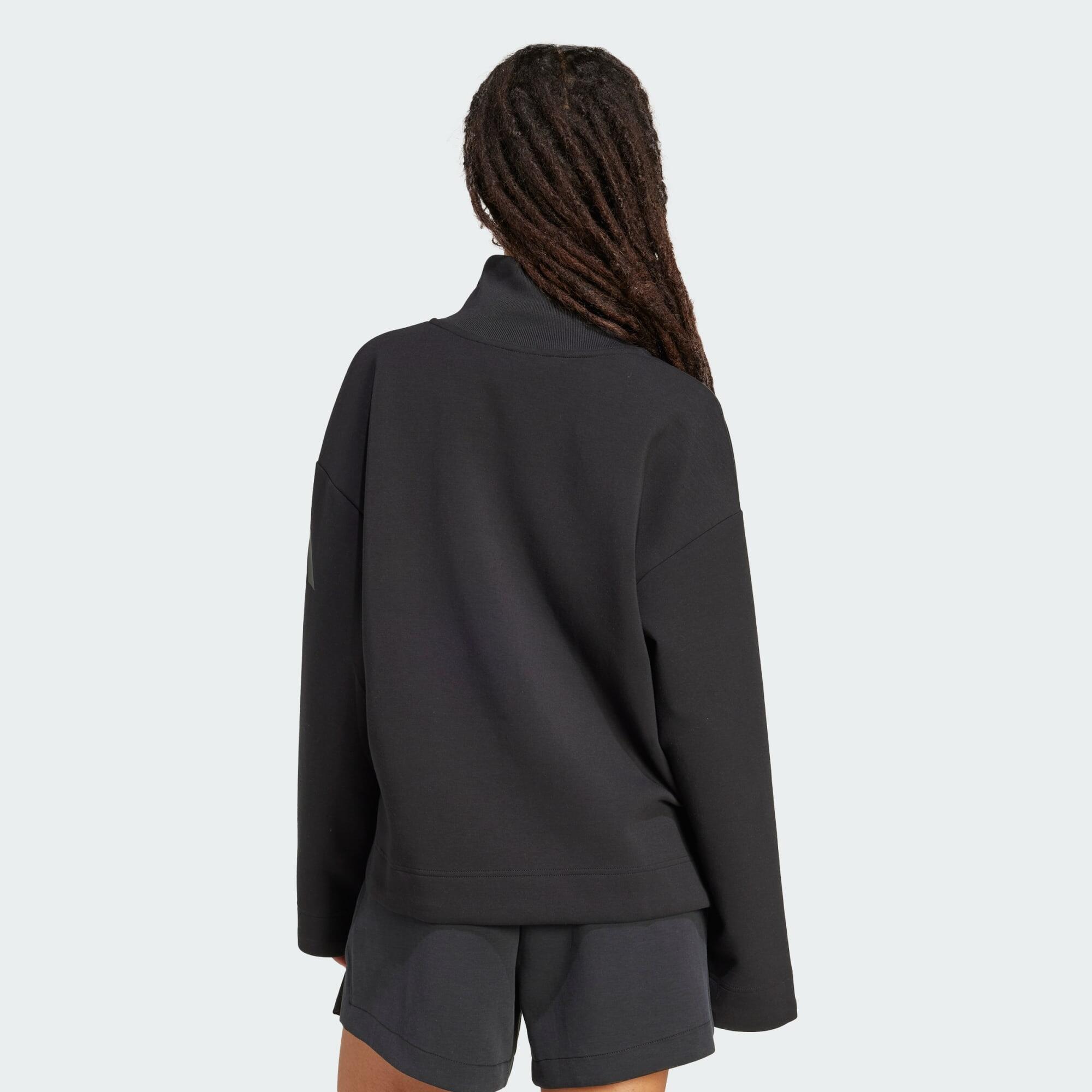 felpa Soft Lux con zip da ¼ 3/6