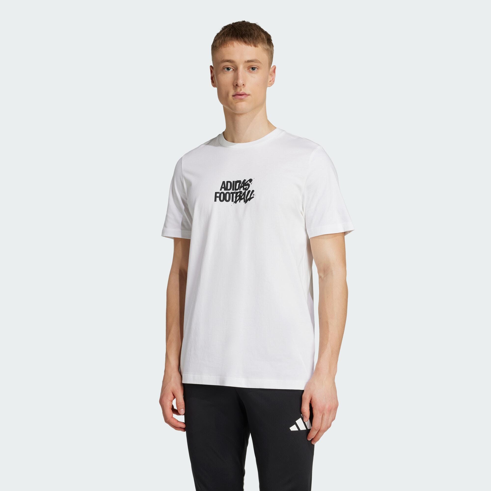 Adidas - T-shirt Graphique Football Tango History - T-shirt Manches Courtes - Blanc - S - Decathlon