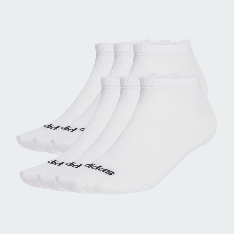 Set de 6 perechi de șosete până la gambă, cu linii și amortizare
