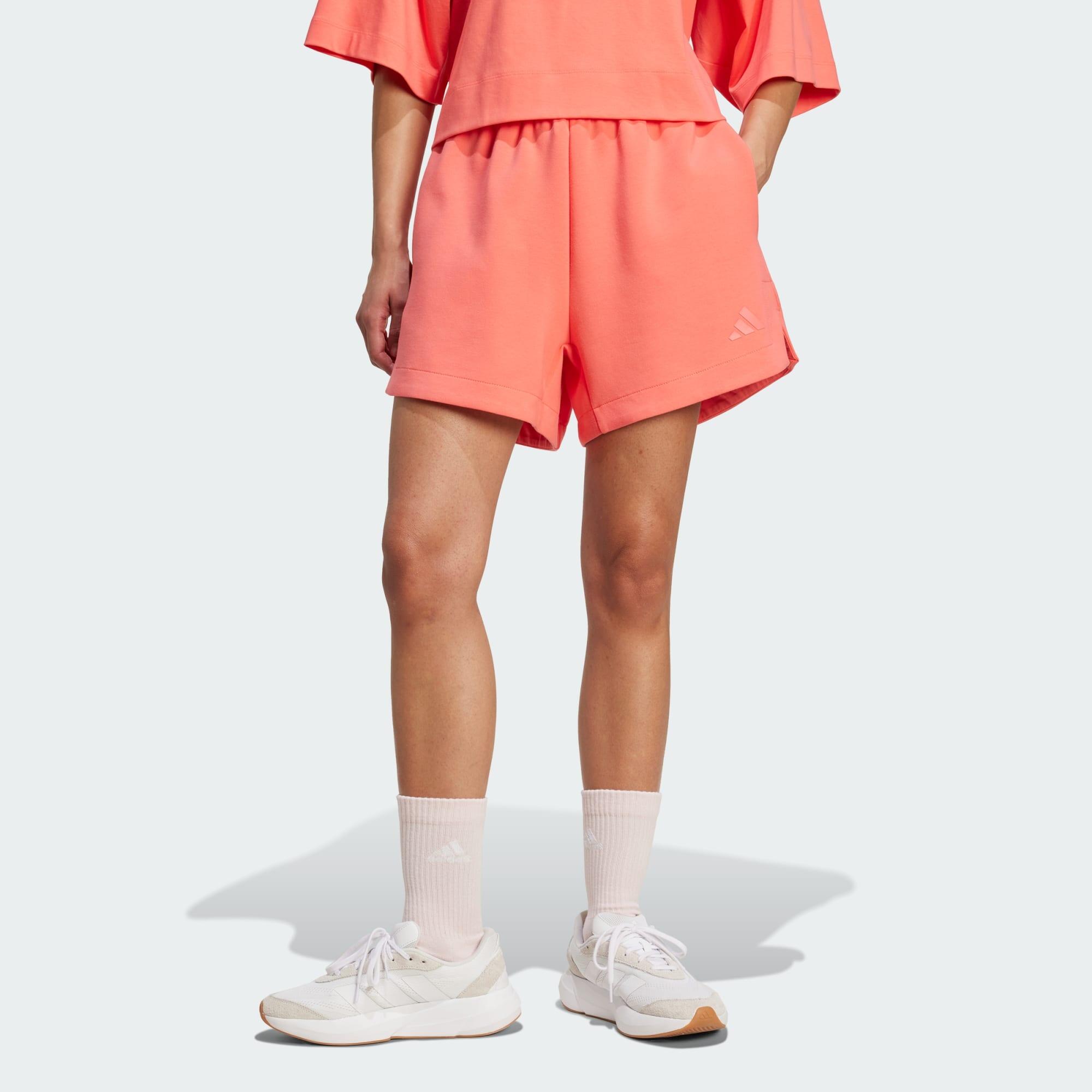 Adidas - Short Ample Soft Lux - Short - Jaune|orange - 34 2xs - Decathlon