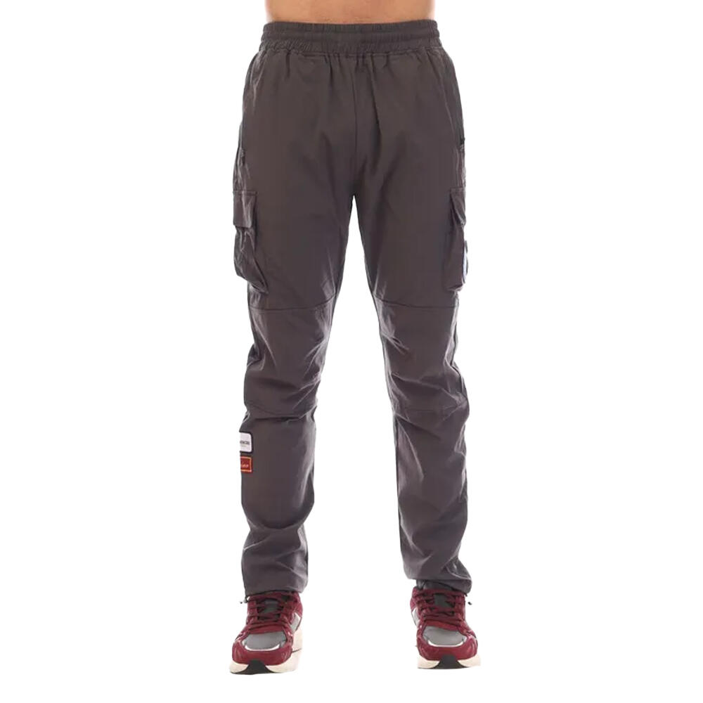 MERCIER Mens Badge Cargo Trousers (Grey)