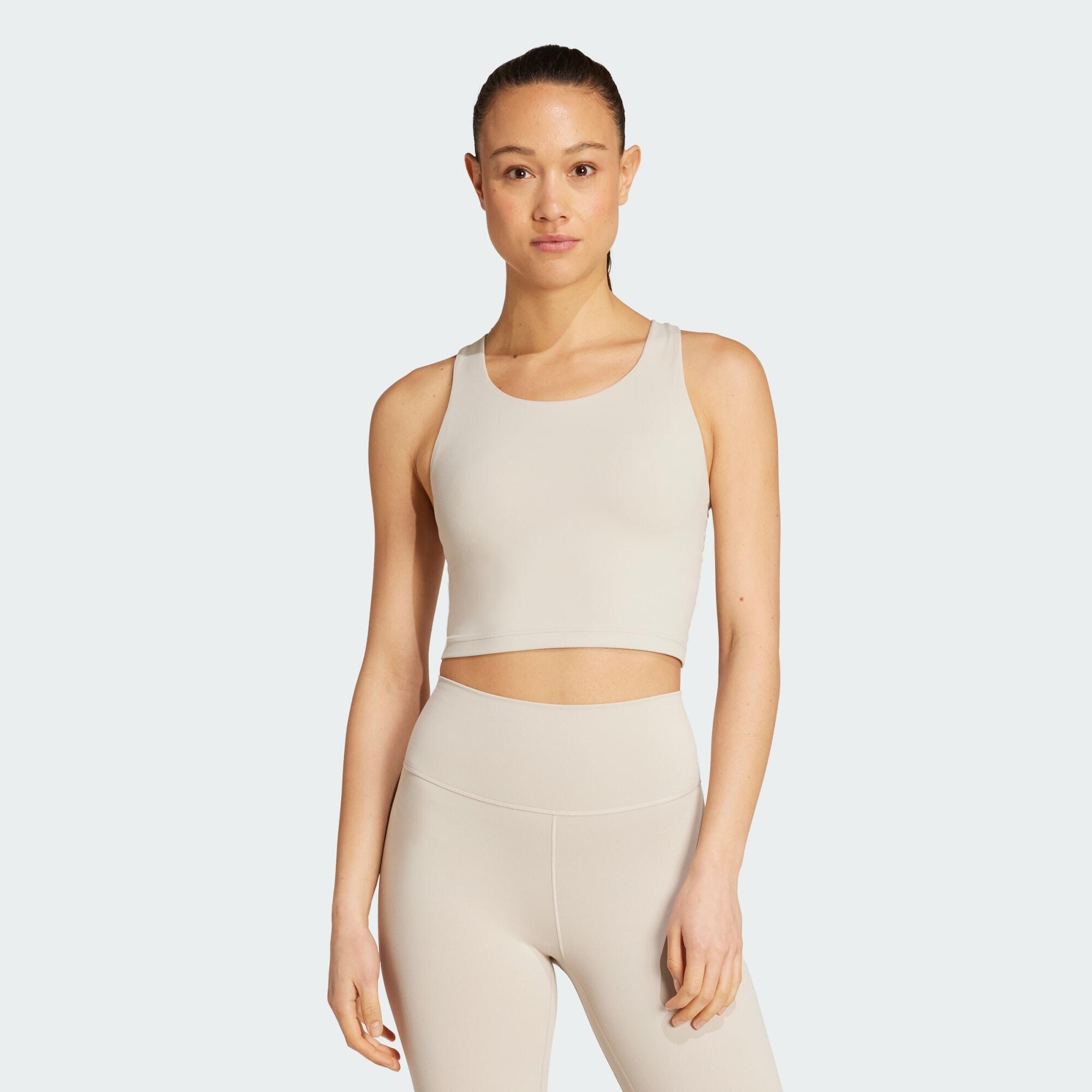 Top z wbudowanym biustonoszem adidas All Me Medium Support