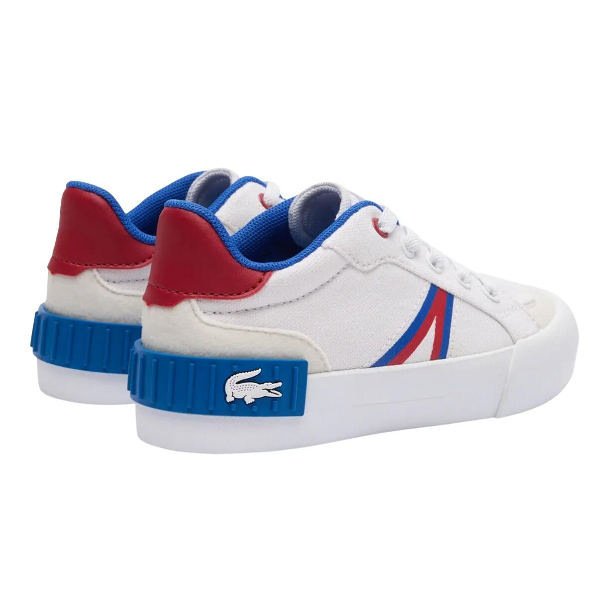 Childrens/Kids L004 Trainers (White/Red) 2/4