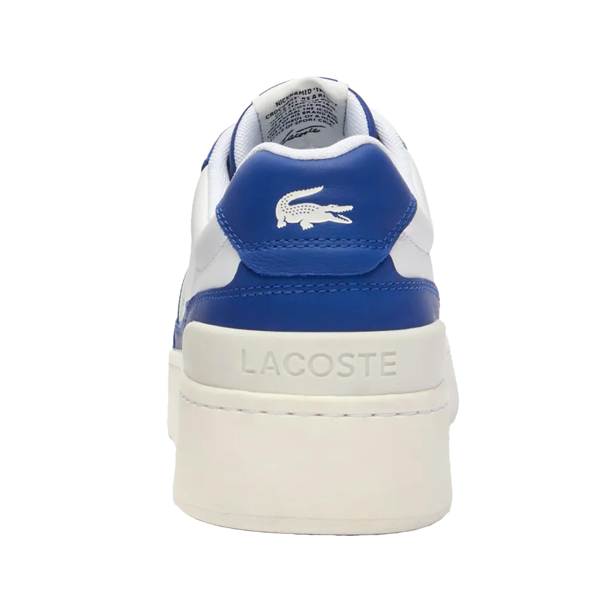 Mens Aceclip Premium Leather Trainers (Blue/White) 2/4