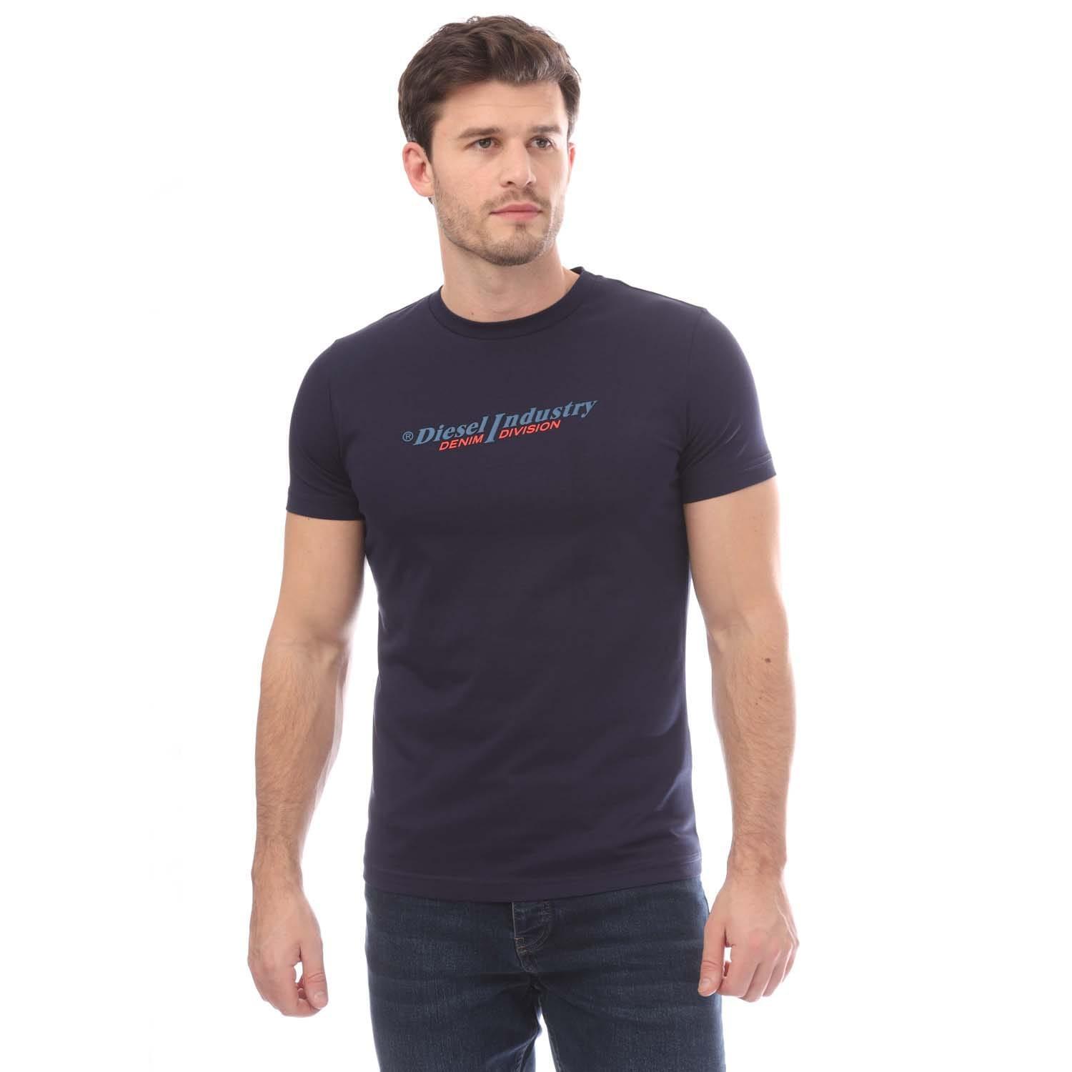 DIESEL Mens T Diegor Slim TShirt (Navy)