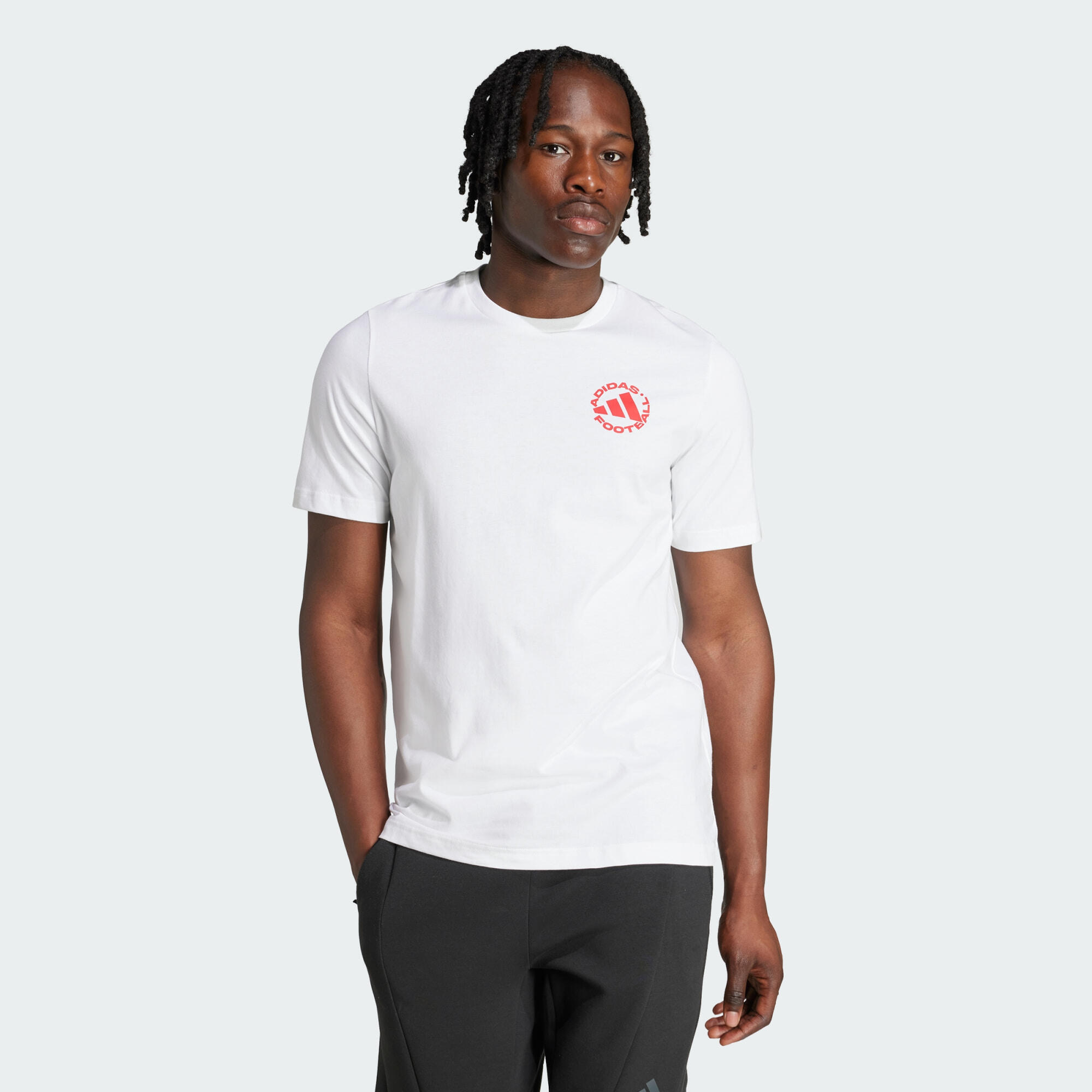 ADIDAS Football Sticker Graphic Tee