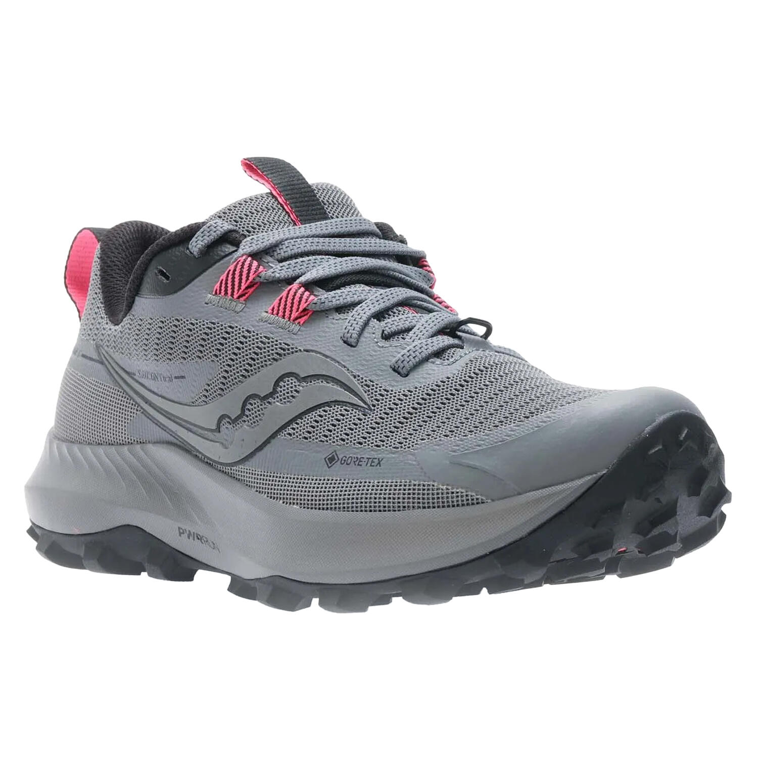 SAUCONY Womens/Ladies Peregrine 13 GORETEX Trainers (Grey)